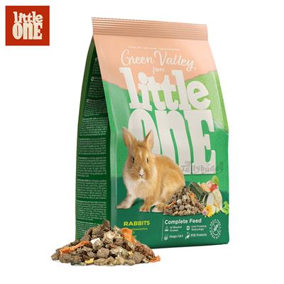 Little One "Green valley". Fiber food for rabbits  อาหารกระต่าย สูตรปราศจากธัญพืช (Grain Free) และสารและสีปรุงแต่งใดๆ  (750g)